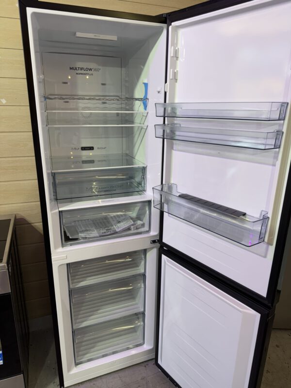 Gorenje Kühlgefrierkombination in schwarz, 326L Nutzinhalt 185cm hoch Energie B – Bild 2