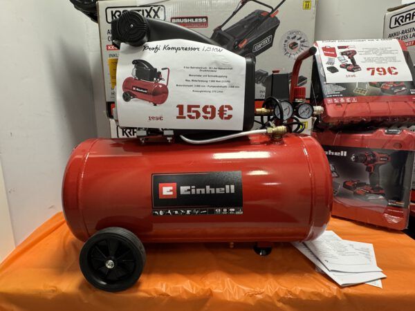 Einhell Kompressor 1800 Watt Leistung, 50L Kessel