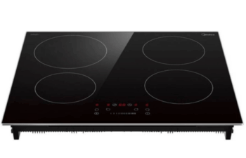 Midea Induktionsfeld mit 4 Zonen, Restwärmeanzeige, mit Alurahmen