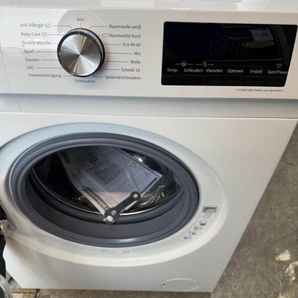 HiSense Waschmaschine 10KG 1400U/min PureJet Inverter Heißdampf großes Bullauge EEK:A – Bild 2