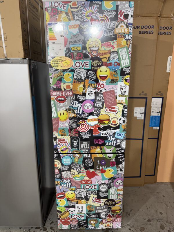 Geratek Uppsala Stickerbomb Kühlgefrierkombi 175cm EEK:E