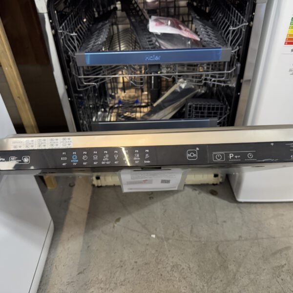 Vollintegrierter Geschirrspüler Haier 60cm Auto Open Heißdampf WiFi & Bluetooth EEK: C – Bild 3