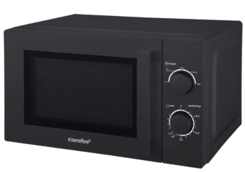 Comfee Mikrowelle 20L Garraum Drehteller 700 Watt Leistung schwarz Auftaufunktion NEU!