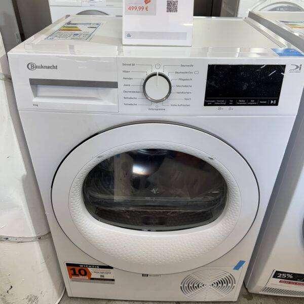 Bauknecht Wärmepumpentrockner 8KG Energie A++ Neu