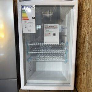 Glastür Kühlschrank für Getränke weiß 105L LED 85,5cm EEK: F Neu