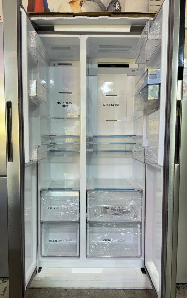 Haier Side by Side Kühlgefrierkombination 90cm 521L mit Wasserspender Energie: D NEU! – Bild 3