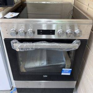 Beko Standherd 60cm Edelstahl Bräterzone Zweikreiszone Umluft NEU