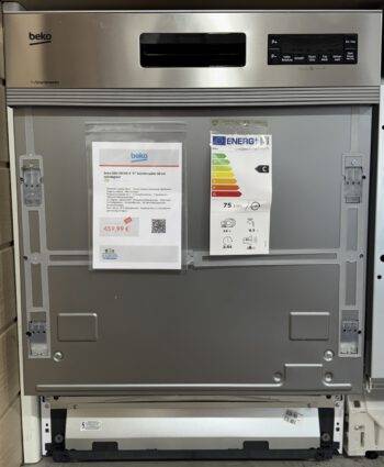 Beko teilintegrierter Edelstahl Geschirrspüler 60cm CornerWash EEK: C NEU