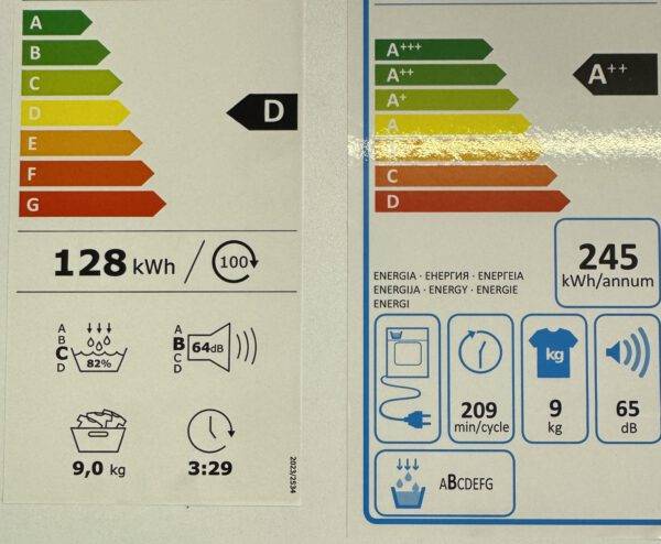 Gorenje Wärmepumpentrockner 9KG Edelstahltrommel Knitterschutz Energie A++ EEK: D – Bild 3