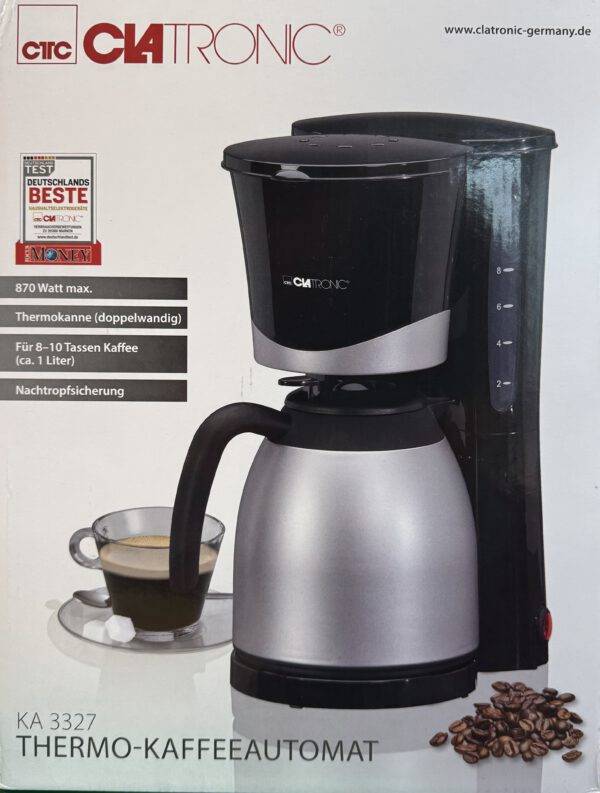 Clatronic Thermo Kaffeemaschine 1L Fassungsvermögen