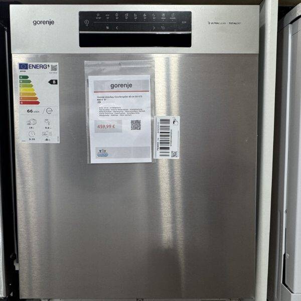 Gorenje Unterbau Geschirrspüler 60cm Edelstahl Besteckschublade AutoOpen WiFi Innenbeleuchtung Energie B