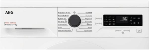 AEG Waschmaschine 7KG 1400U/min AquaStop Anti Allergie Heißdampf EEK: A – Bild 2