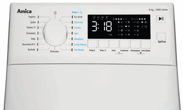 Amica Toplader 6KG 1000U/min EEK: C – Bild 2