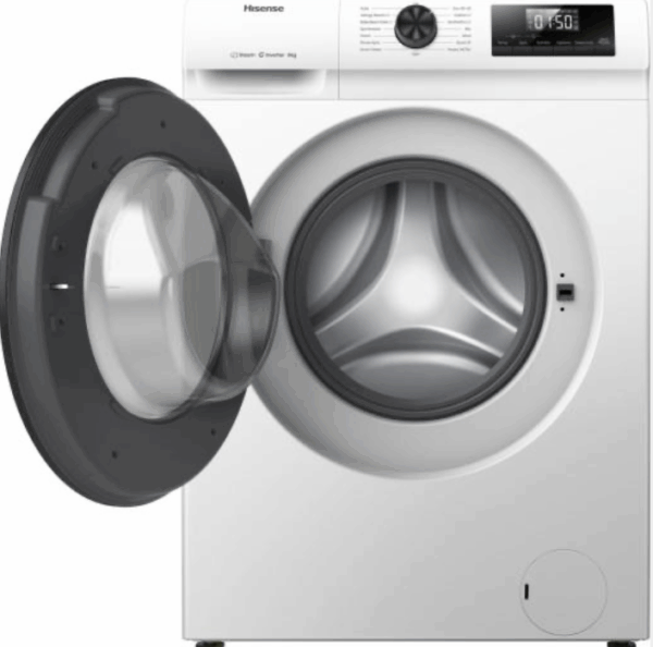 HiSense Waschmaschine 8KG 1400U/min Heißdampf EEK: A – Bild 2