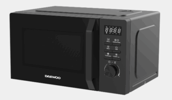 Daewoo Mikrowelle mit Grill in schwarz (700/800 Watt) mit QuickStart