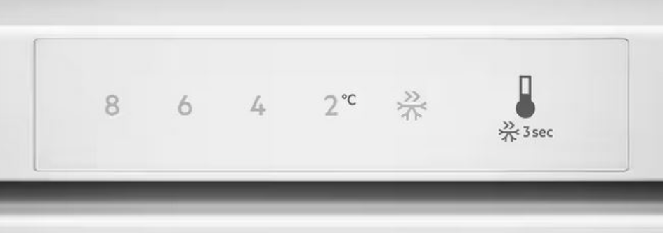 AEG Tischkühlschrank mit Gefrierfach EEK: E 130L Nutzinhalt digitales Thermostat – Bild 2