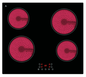 PKM Einbau Kochfeld (Ceran) mit 4 Kochzonen