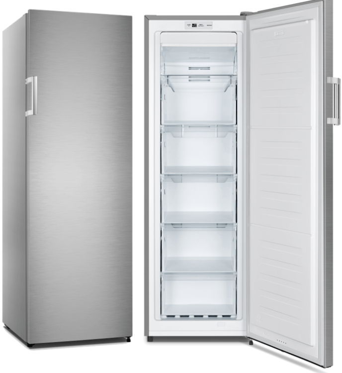 Edelstahl Gefrierschrank Geratek 194L NoFrost EEK: E – Bild 3