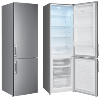 Wolkenstein Kühlgefrierkombination in silber 180cm 191L / 71L Nutzinhalt EEK: D