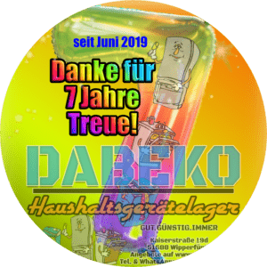 7 Jahre Dabeko Haushaltsgerätelager Wipperfürth