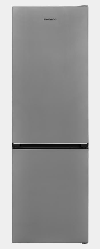 Daewoo Kühlgefrierkombi silber 268L LessFrost LED 170cm EEK: D