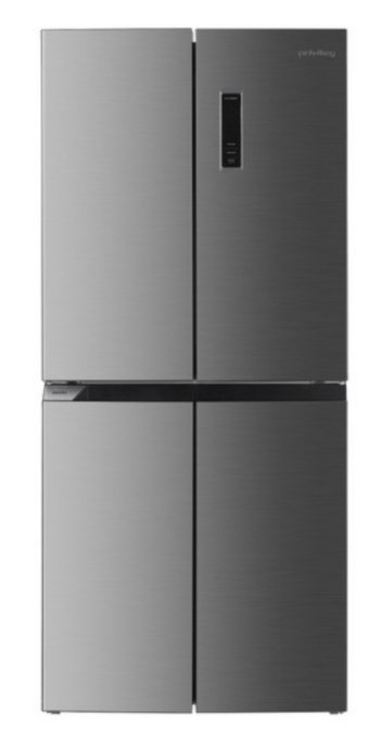 French Door Side by Side Privileg 180cm Höhe nur 79,5cm Breite Total NoFrost 421L EEK: E
