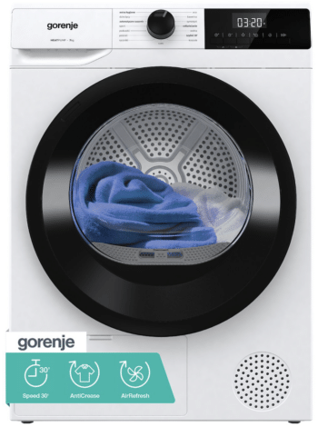 Gorenje Wärmepumpentrockner mit 7KG Fassungsvermögen 15 Programme EEK: D