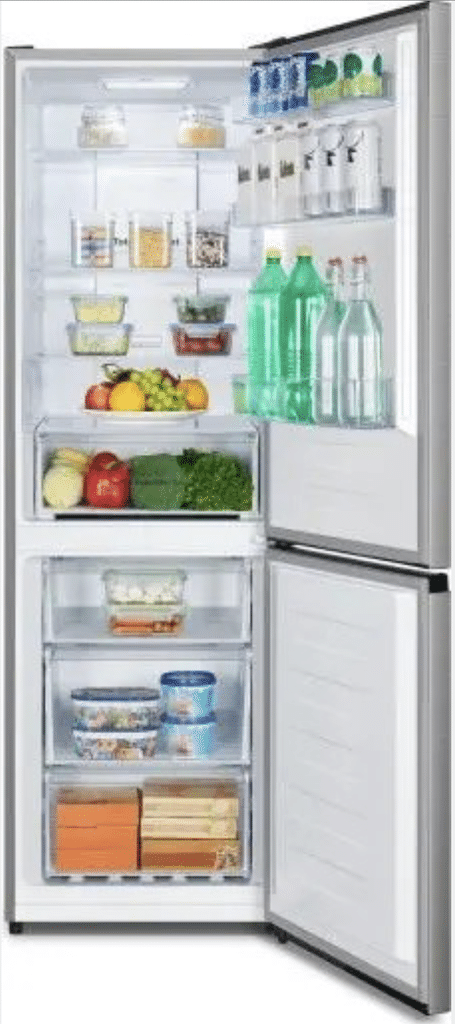 HiSense NoFrost Kühl-/ Gefrierkombination 186cm 304L Volumen EEK: C – Bild 2